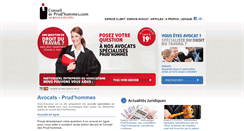 Desktop Screenshot of conseil-de-prudhommes.com